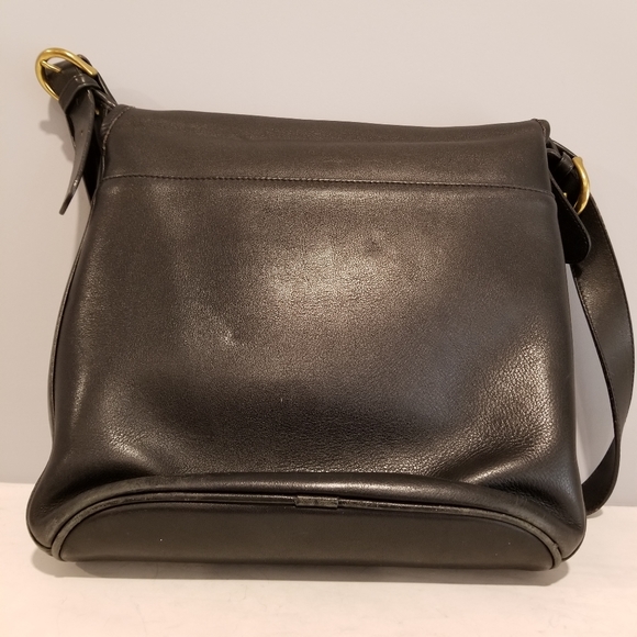 Coach Vintage Black Leather Whitney Bag Style 4115 - Picture 7 of 8